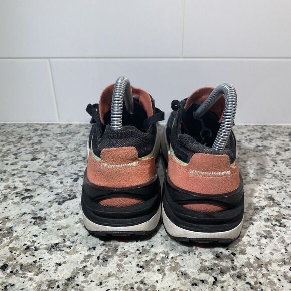 Nike Waffle One Black Lime Green Pink DC2533 002 Women’s Size 7.5 - Picture 4 of 8